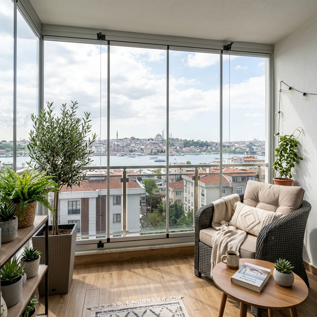 Isıcamlı Katlanır Cam Balkon Konforu
